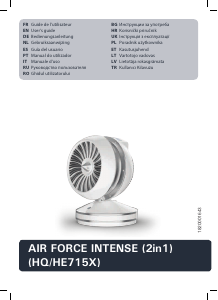 Руководство Rowenta HQ7152F0 Air Force Intense Вентилятор