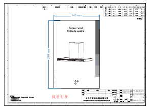 Manual Cata ICONBOX70.1 Cooker Hood