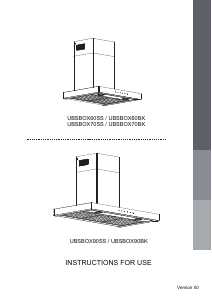 Handleiding Cata UBSBOX90BK Afzuigkap