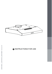 Manual Cata UBSVH60SS Cooker Hood