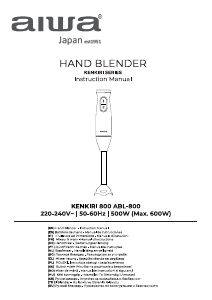 Használati útmutató Aiwa ABL-800 Kenkiri Botmixer