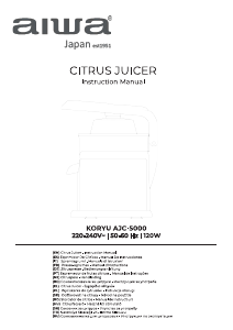Bedienungsanleitung Aiwa AJC-5000 Koryu Zitruspresse