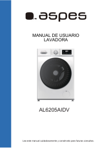 Manual de uso Aspes AL6205AIDV Lavadora