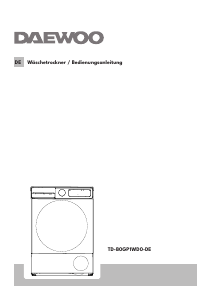 Bedienungsanleitung Daewoo TD-B0GP1WD0-DE Trockner