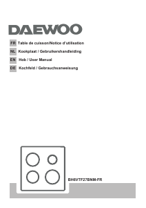Mode d’emploi Daewoo BH6VTF27BNM-FR Table de cuisson