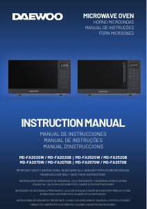 Manual Daewoo MD-FA257GW Micro-onda