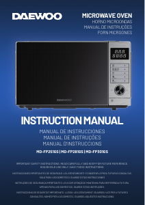Manual de uso Daewoo MD-FP251GS Microondas