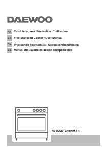 Manual de uso Daewoo F96CGDTC19INM-FR Cocina