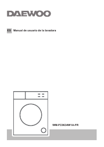 Manual de uso Daewoo WM-FC0634W1A-FR Lavadora