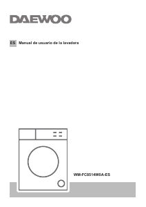 Manual de uso Daewoo WM-FC8514W0A-ES Lavadora