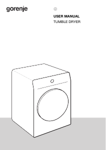 Bruksanvisning Gorenje DG89CPS Torktumlare