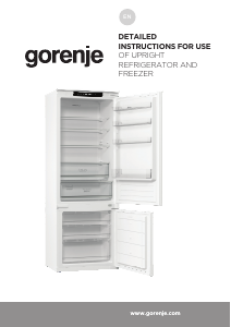 Manual Gorenje NRKI619EA3 Fridge-Freezer