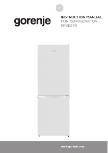 Bruksanvisning Gorenje NRK619FES4 Kyl-frys