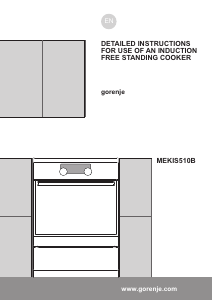 Manual Gorenje MEKIS510B Range