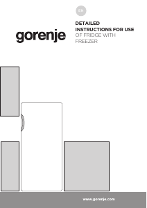Bruksanvisning Gorenje RB4141ANX Kylskåp