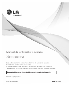 Manual de uso LG RC8041E3 Secadora