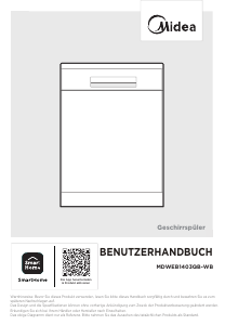 Bruksanvisning Midea MDWEB1403QB-WB Diskmaskin