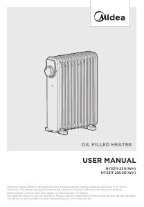 Manual Midea NY2311-25U Heater