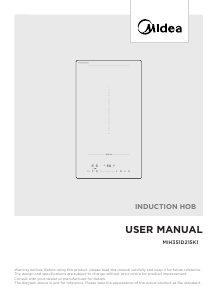 Mode d’emploi Midea MIH351D215K1 Table de cuisson