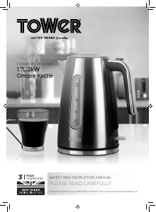 Manual Tower T10046COP Ombre Kettle