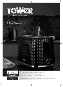 Handleiding Tower T20054BLK Broodrooster
