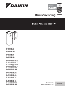 Bruksanvisning Daikin EHBH08EF6V Värmepump