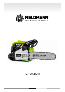 Bruksanvisning Fieldmann FZP 25412-B Kedjesåg