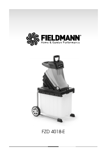 Handleiding Fieldmann FZD 4018-E Hakselaar