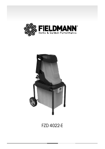 Manual Fieldmann FZD 4022-E Garden Shredder