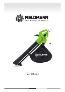 Handleiding Fieldmann FZF 4006-E Bladblazer