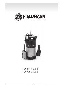 Manual Fieldmann FVC 4003-EK Water Pump
