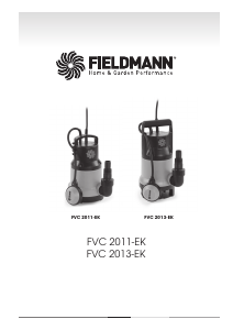 Handleiding Fieldmann FVC 2013-EK Waterpomp