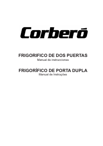 Manual de uso Corberó CF2F160W Frigorífico combinado