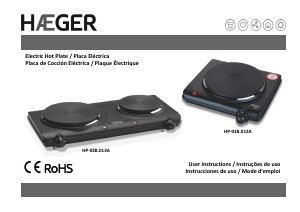 Manual de uso Haeger HP-02B.013A Placa