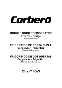 Manual de uso Corberó CF2P145W Frigorífico combinado