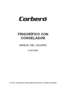 Manual de uso Corberó CF2P333NF Frigorífico combinado