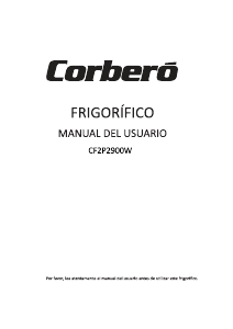 Manual de uso Corberó CF2P2900W Frigorífico combinado