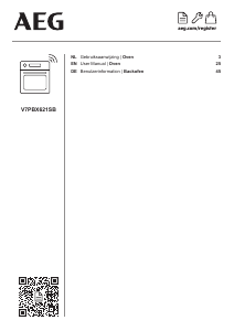 Bedienungsanleitung AEG V7PBX621SB Backofen