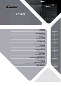 Bedienungsanleitung Candy CWC033M Weinklimaschrank