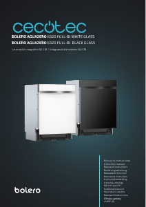Mode d’emploi Cecotec Bolero Aguazero 6320 Full-BI Matt Glass Lave-vaisselle