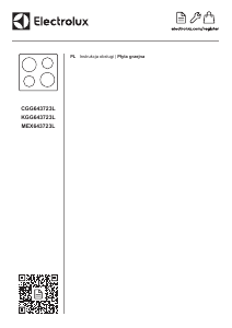 Instrukcja Electrolux MEX643723L Płyta do zabudowy