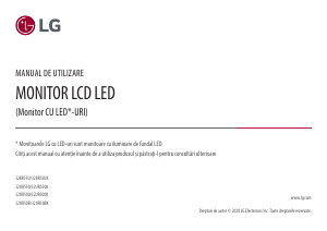 Manual LG 32UR500K-B Monitor LCD