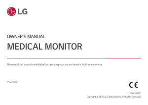 Manual LG 27HS713C-B LCD Monitor