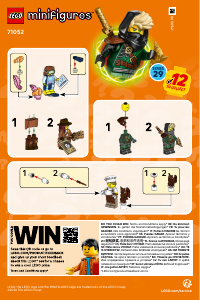 Vadovas Lego set 71052 Collectible Minifigures 29 serija