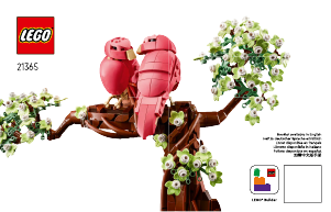 Mode d’emploi Lego set 21365 Ideas Les oiseaux amoureux