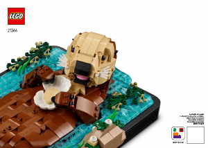 Rokasgrāmata Lego set 21366 Ideas Peldoši jūrasūdri