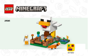 Mode d’emploi Lego set 21585 Minecraft La ferme à poulet