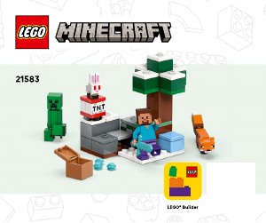 Brugsanvisning Lego set 21583 Minecraft Steves tajga-eventyr