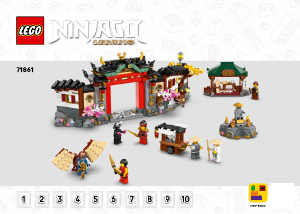 Manual Lego set 71861 Ninjago A Cidade Antiga – 15.º Aniversário
