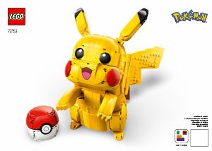 Instrukcja Lego set 72152 Pokémon Pikachu i Pokéball